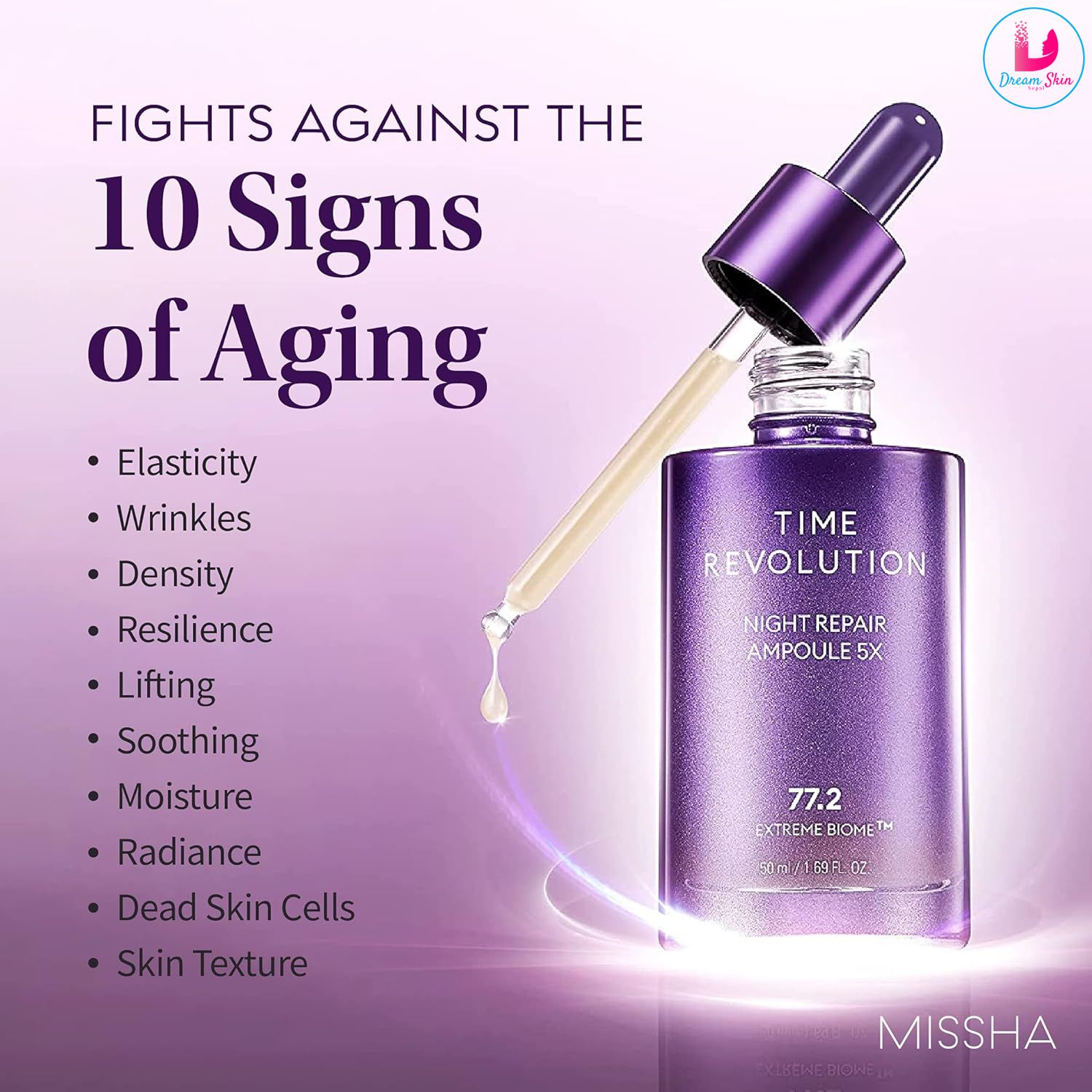 MISSHA Time Revolution Night Repair Ampoule 5X (50ml)